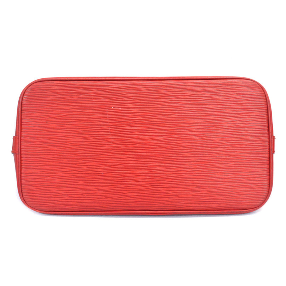 LOUIS VUITTON Alma Red Handbag Epi Leather - Picture 4 of 9